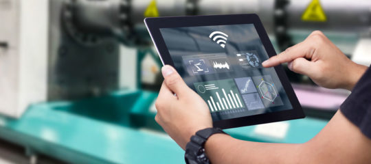 Une tablette industrielle