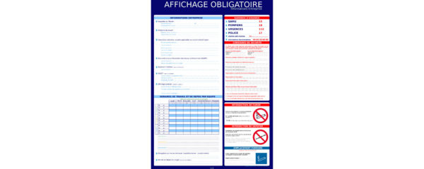 affichage obligatoire