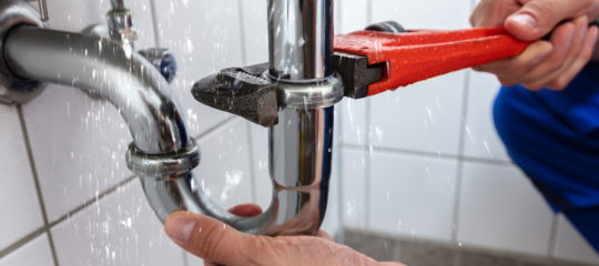 Réparation de fuite d'eau