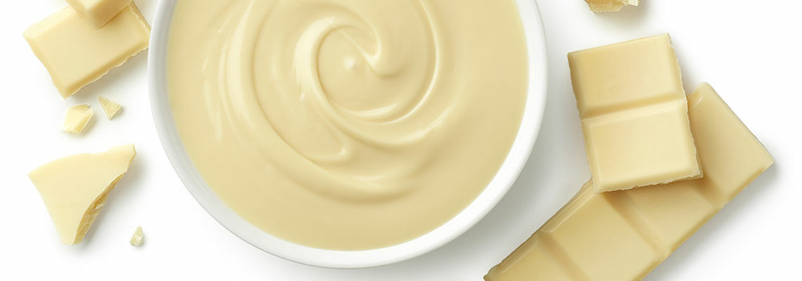 Chocolat blanc de couverture