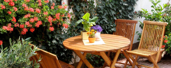 table de jardin en teck