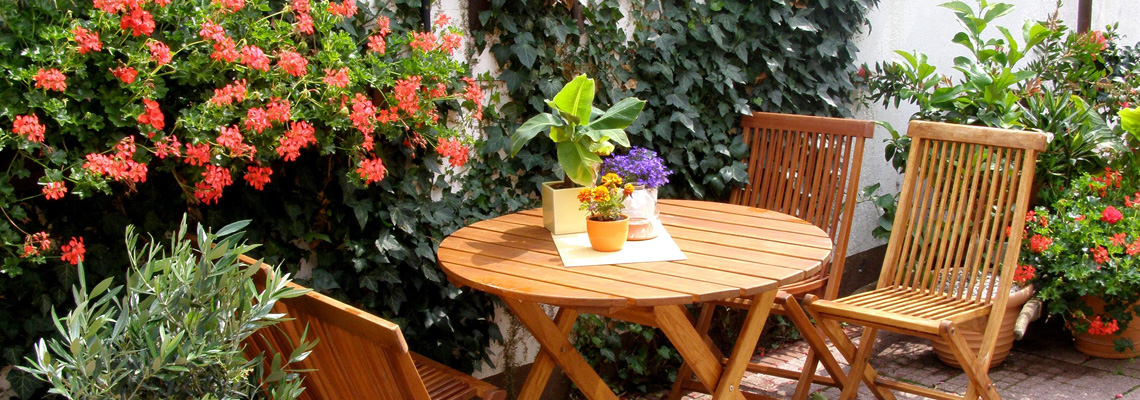 table de jardin en teck