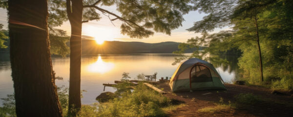 Camping en bord de mer